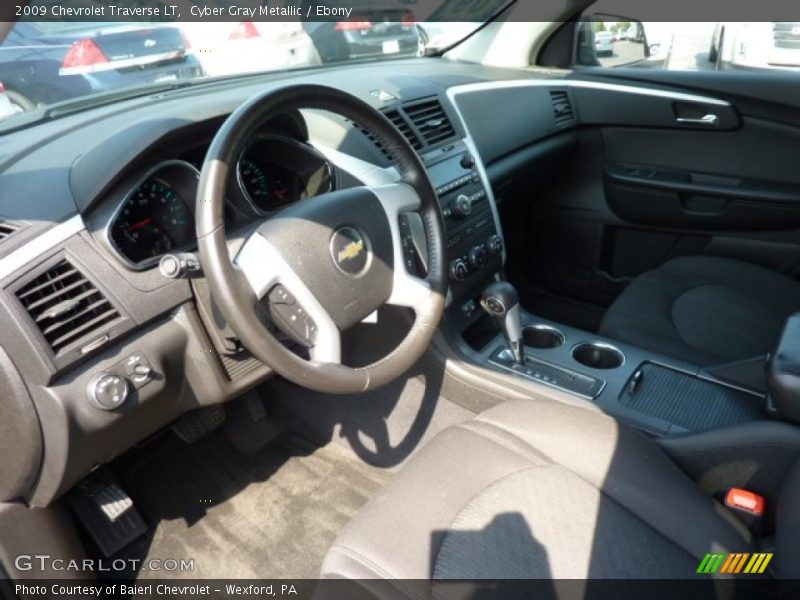 Cyber Gray Metallic / Ebony 2009 Chevrolet Traverse LT