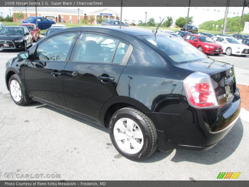 Super Black / Charcoal/Steel 2008 Nissan Sentra 2.0