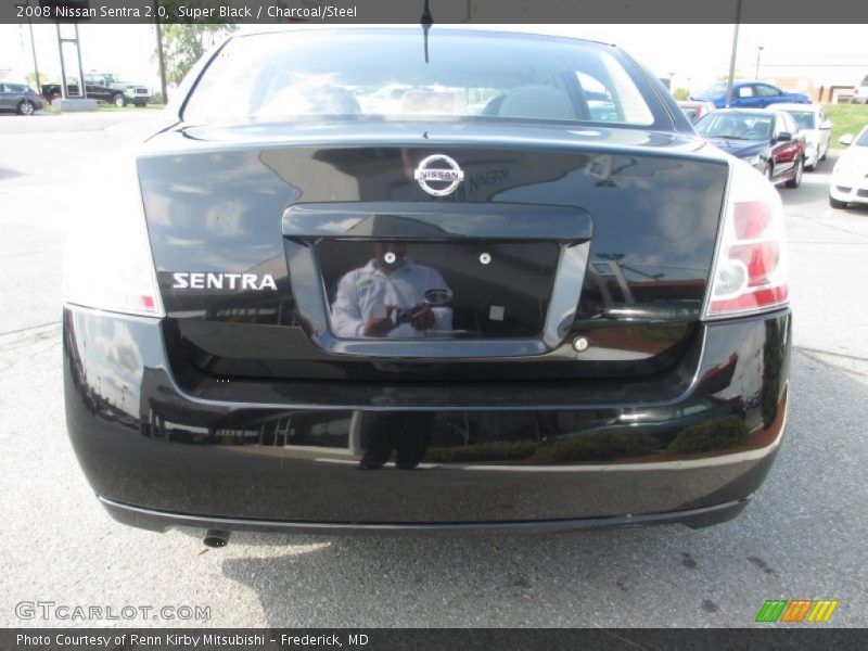 Super Black / Charcoal/Steel 2008 Nissan Sentra 2.0