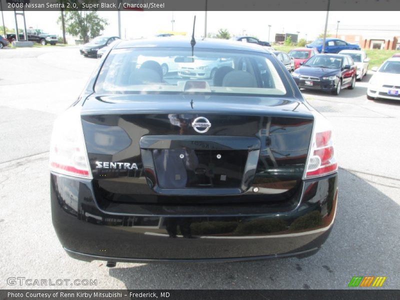 Super Black / Charcoal/Steel 2008 Nissan Sentra 2.0