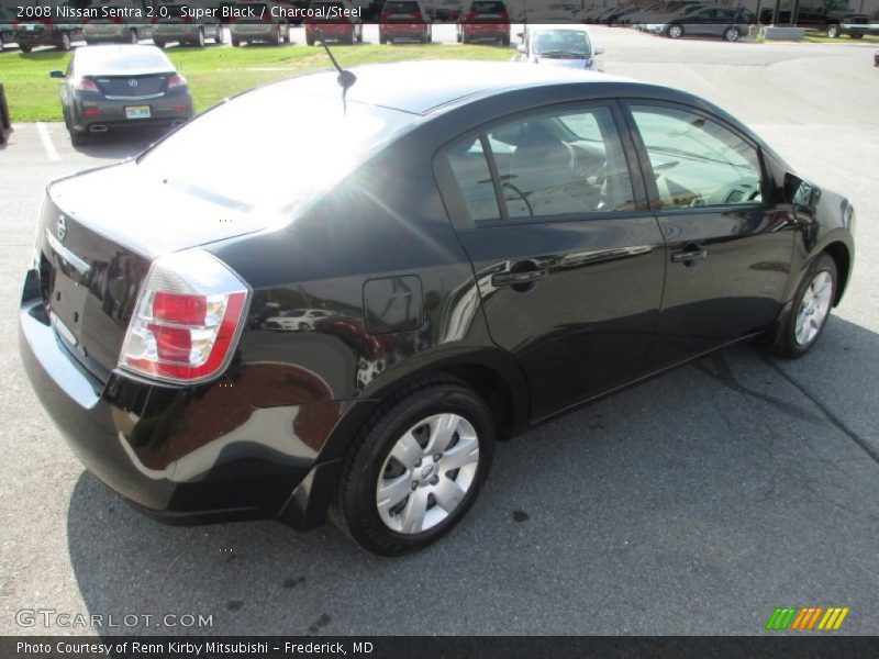 Super Black / Charcoal/Steel 2008 Nissan Sentra 2.0