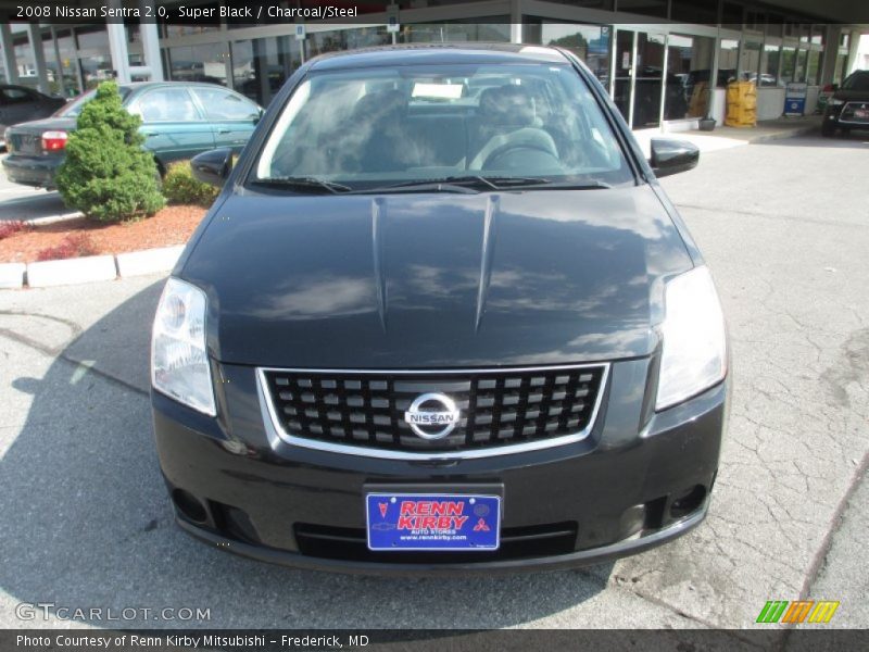 Super Black / Charcoal/Steel 2008 Nissan Sentra 2.0