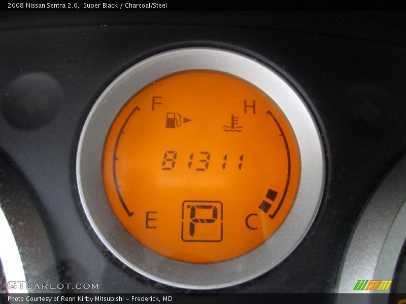 Super Black / Charcoal/Steel 2008 Nissan Sentra 2.0