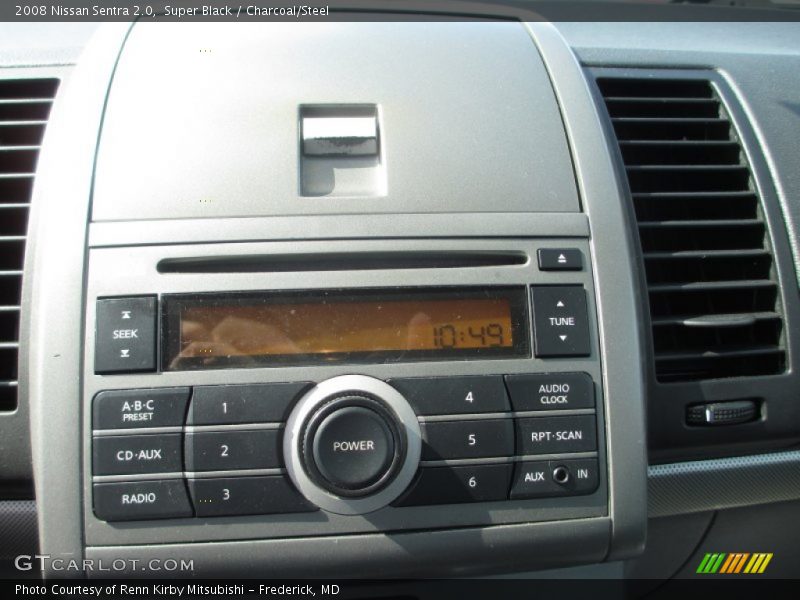 Super Black / Charcoal/Steel 2008 Nissan Sentra 2.0