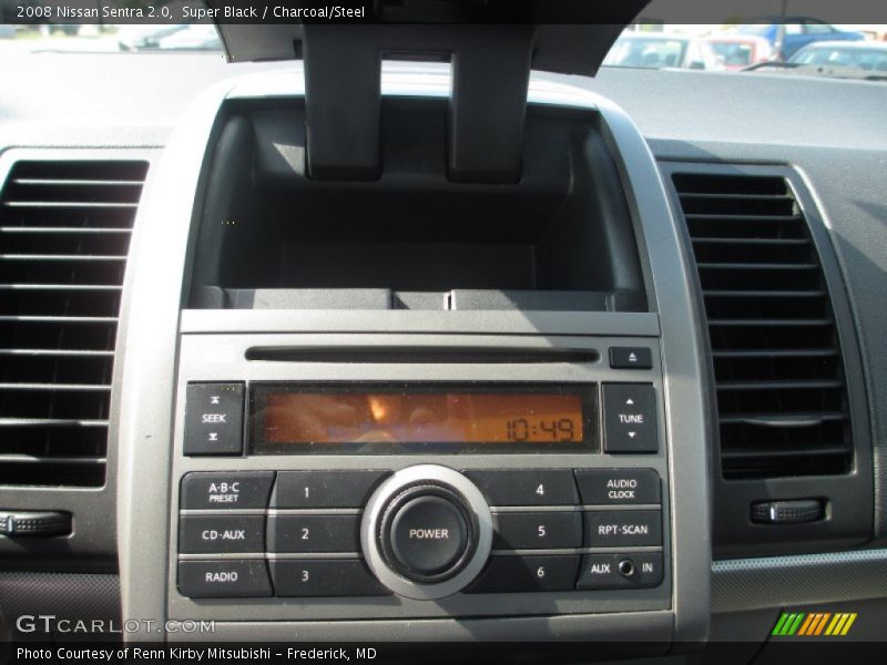 Super Black / Charcoal/Steel 2008 Nissan Sentra 2.0