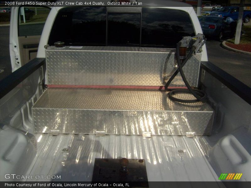 Oxford White / Tan 2008 Ford F450 Super Duty XLT Crew Cab 4x4 Dually