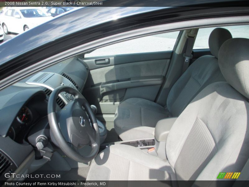 Super Black / Charcoal/Steel 2008 Nissan Sentra 2.0