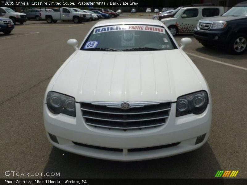 Alabaster White / Dark Slate Grey 2005 Chrysler Crossfire Limited Coupe