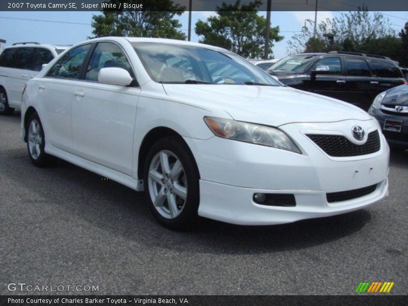 Super White / Bisque 2007 Toyota Camry SE