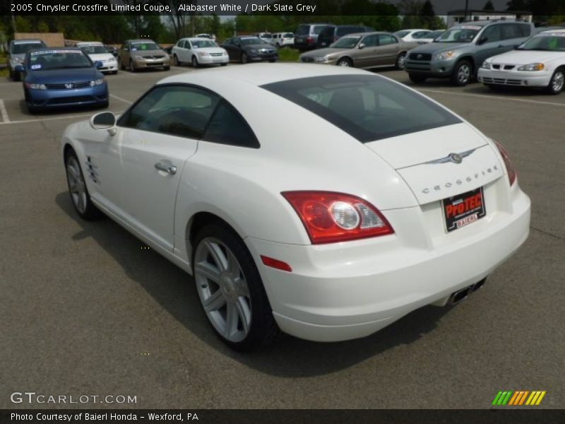 Alabaster White / Dark Slate Grey 2005 Chrysler Crossfire Limited Coupe