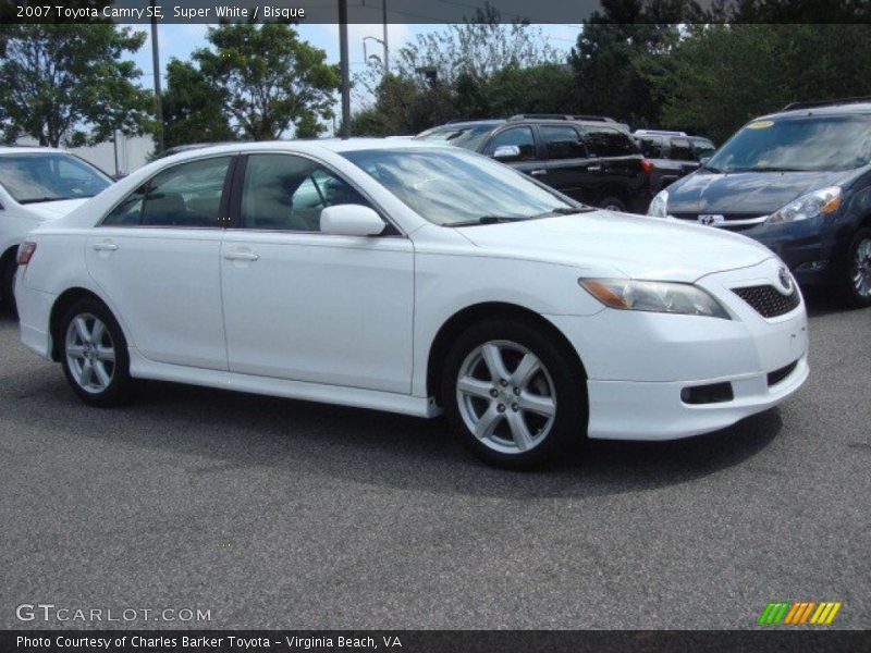 Super White / Bisque 2007 Toyota Camry SE