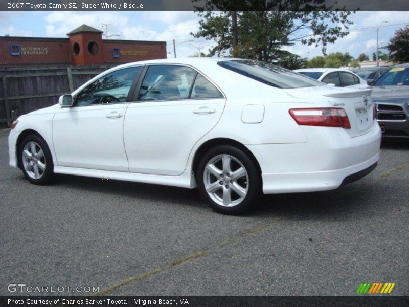 Super White / Bisque 2007 Toyota Camry SE