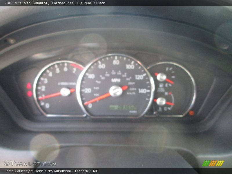 Torched Steel Blue Pearl / Black 2006 Mitsubishi Galant SE