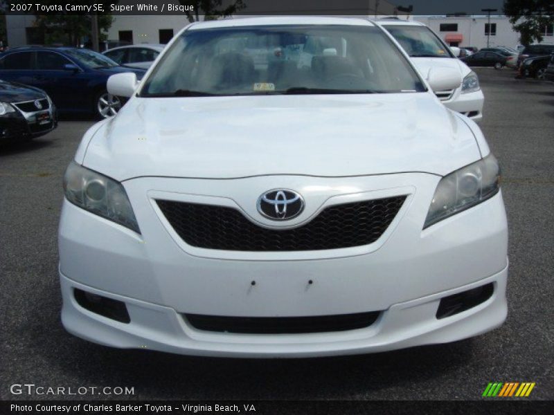 Super White / Bisque 2007 Toyota Camry SE