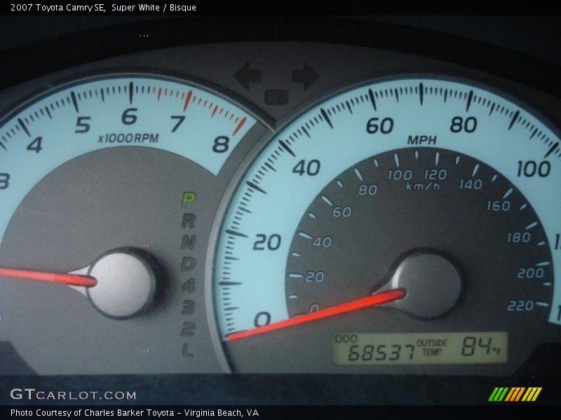 Super White / Bisque 2007 Toyota Camry SE