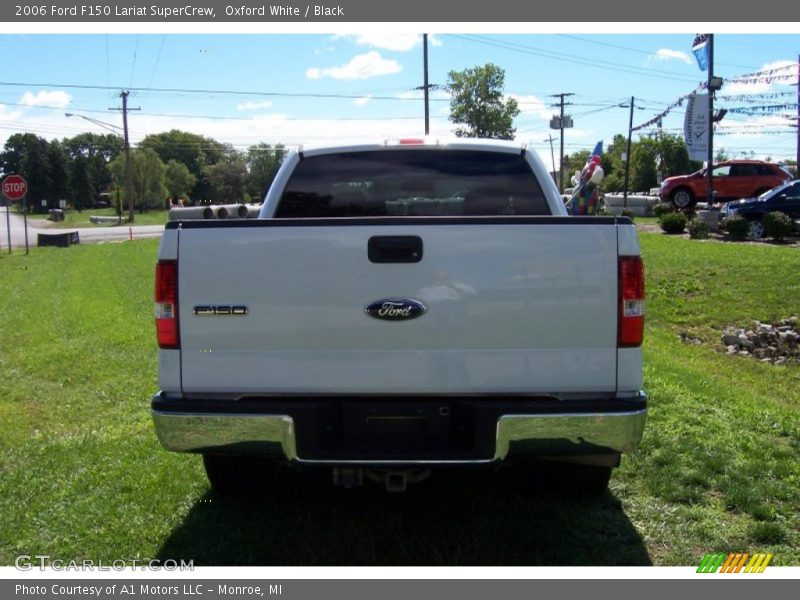 Oxford White / Black 2006 Ford F150 Lariat SuperCrew