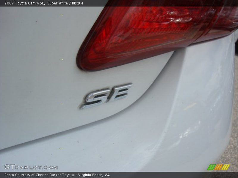 Super White / Bisque 2007 Toyota Camry SE