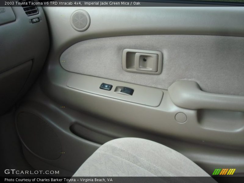 Imperial Jade Green Mica / Oak 2003 Toyota Tacoma V6 TRD Xtracab 4x4