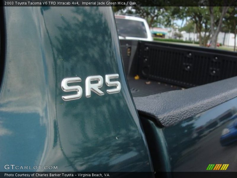 Imperial Jade Green Mica / Oak 2003 Toyota Tacoma V6 TRD Xtracab 4x4