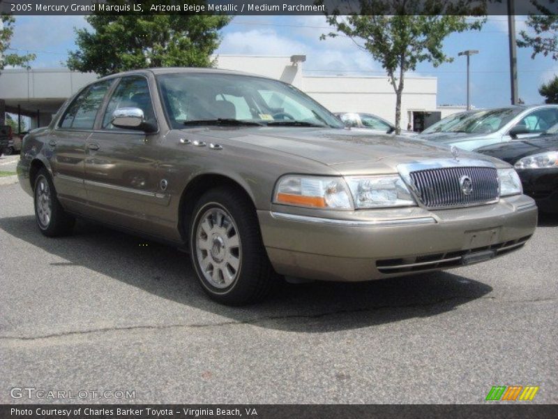 Arizona Beige Metallic / Medium Parchment 2005 Mercury Grand Marquis LS