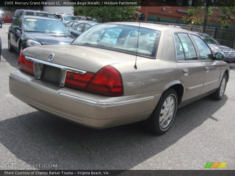 Arizona Beige Metallic / Medium Parchment 2005 Mercury Grand Marquis LS