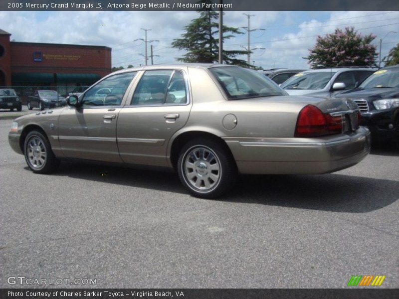 Arizona Beige Metallic / Medium Parchment 2005 Mercury Grand Marquis LS