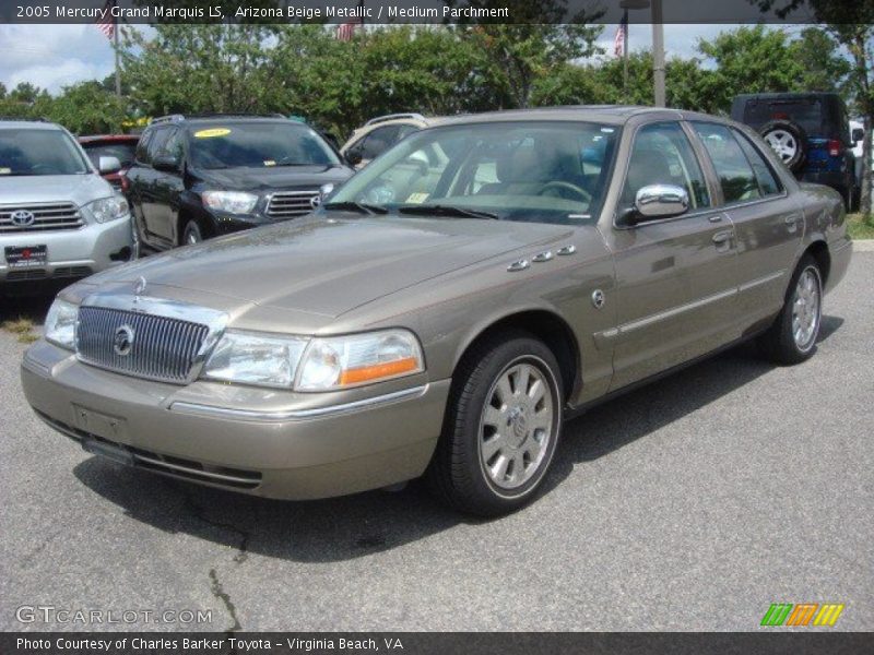 Arizona Beige Metallic / Medium Parchment 2005 Mercury Grand Marquis LS