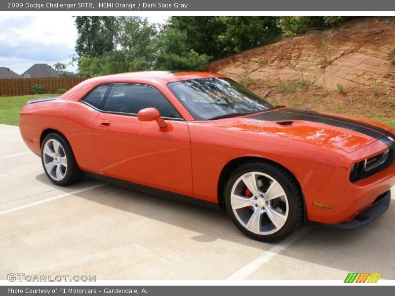 HEMI Orange / Dark Slate Gray 2009 Dodge Challenger SRT8