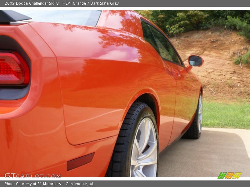 HEMI Orange / Dark Slate Gray 2009 Dodge Challenger SRT8