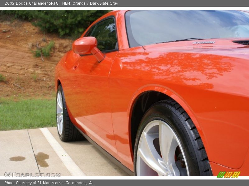 HEMI Orange / Dark Slate Gray 2009 Dodge Challenger SRT8