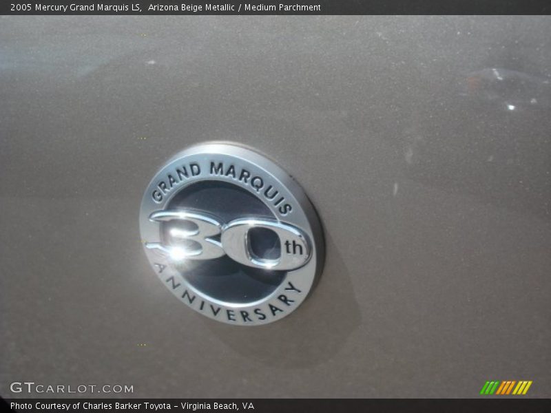 Arizona Beige Metallic / Medium Parchment 2005 Mercury Grand Marquis LS