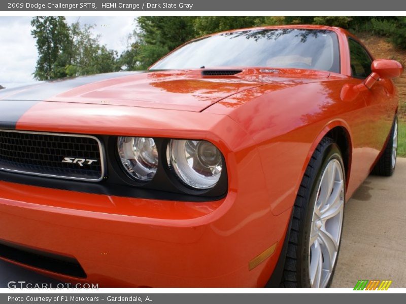 HEMI Orange / Dark Slate Gray 2009 Dodge Challenger SRT8