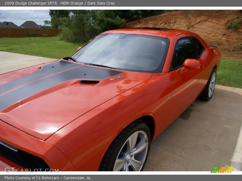 HEMI Orange / Dark Slate Gray 2009 Dodge Challenger SRT8