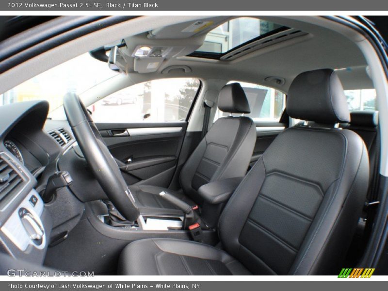 Black / Titan Black 2012 Volkswagen Passat 2.5L SE