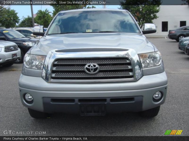 Silver Sky Metallic / Graphite Gray 2008 Toyota Tundra Limited CrewMax