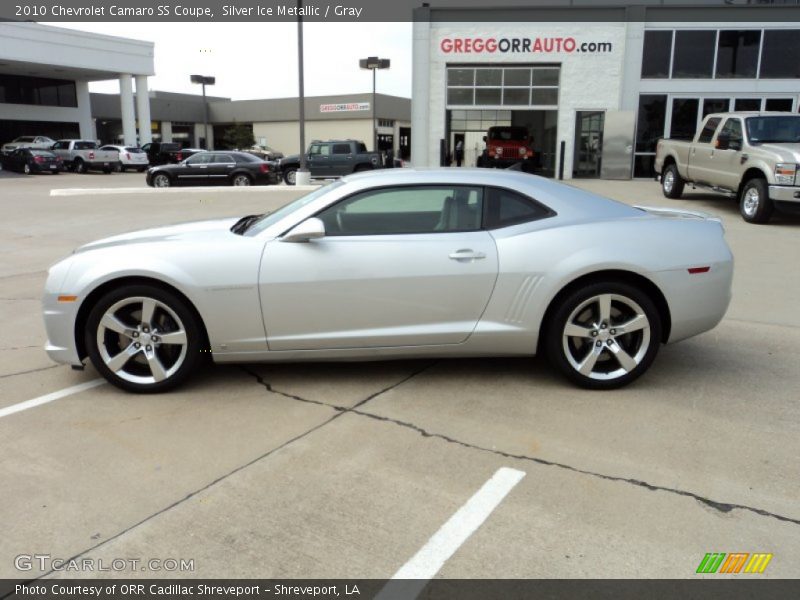 Silver Ice Metallic / Gray 2010 Chevrolet Camaro SS Coupe