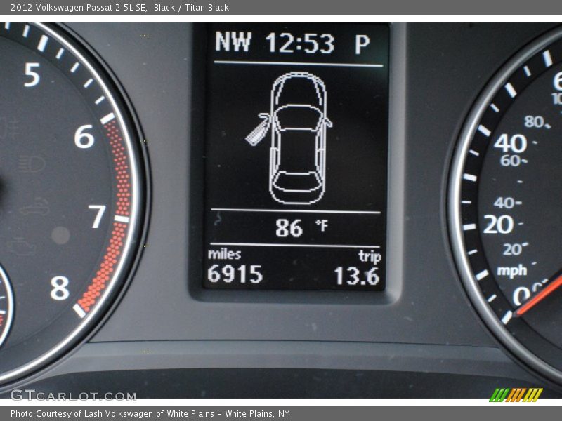 Black / Titan Black 2012 Volkswagen Passat 2.5L SE