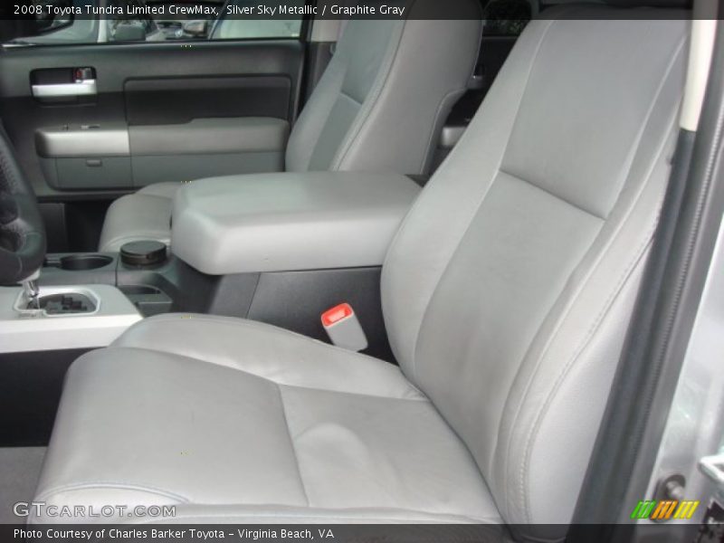 Silver Sky Metallic / Graphite Gray 2008 Toyota Tundra Limited CrewMax