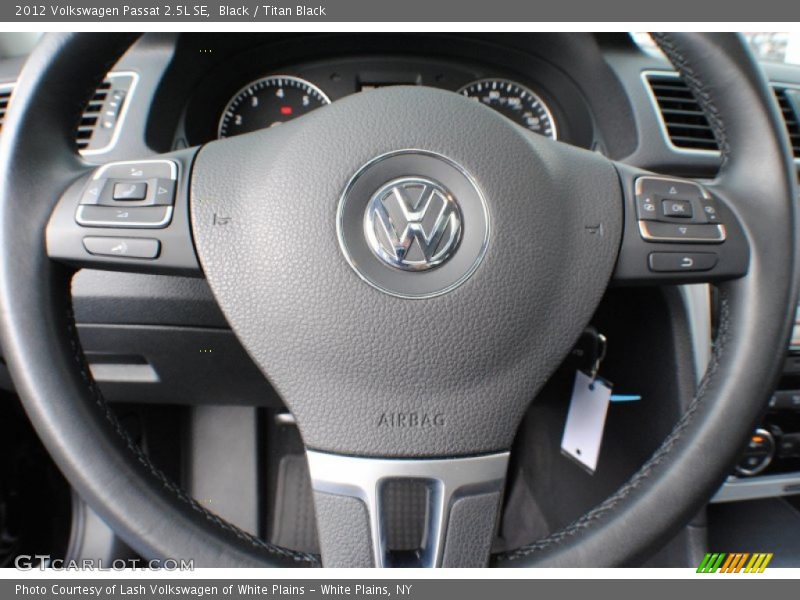 Black / Titan Black 2012 Volkswagen Passat 2.5L SE