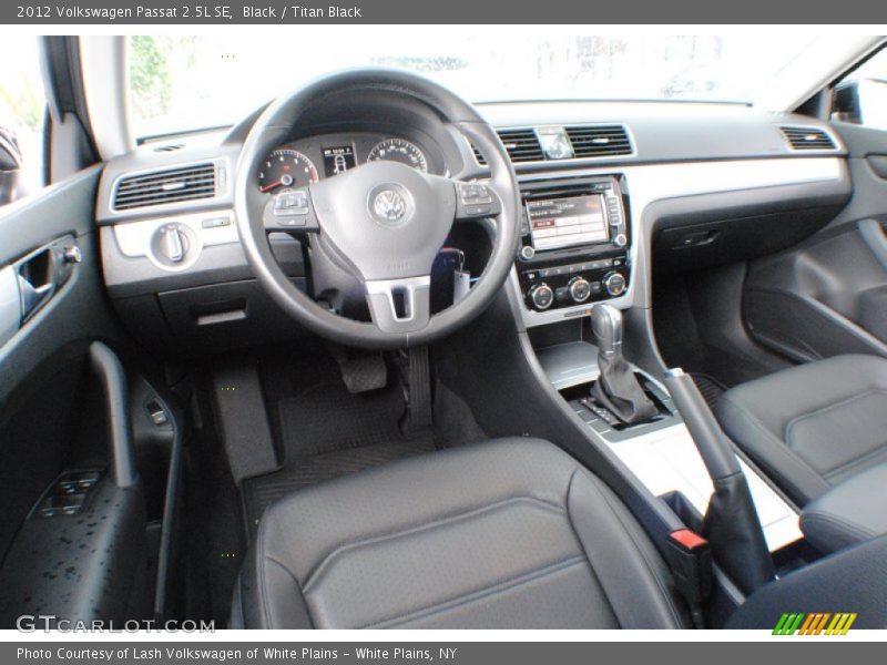 Black / Titan Black 2012 Volkswagen Passat 2.5L SE
