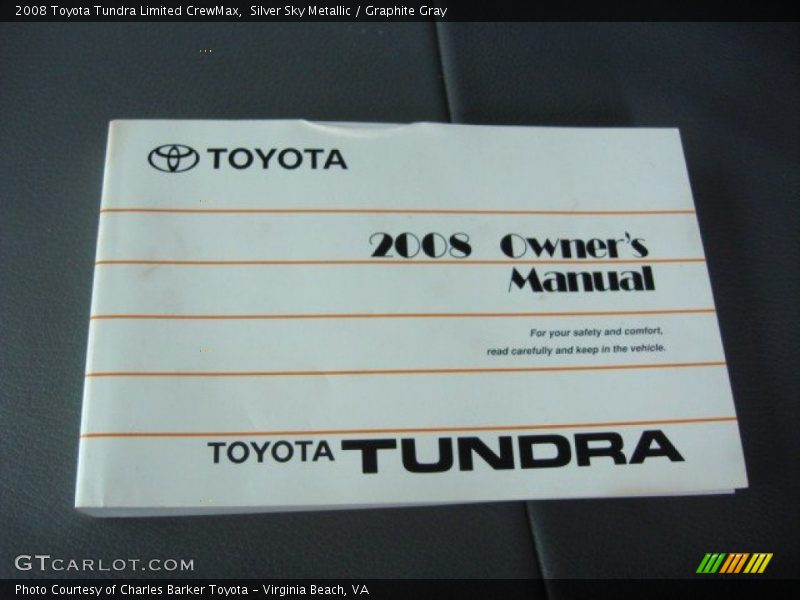 Silver Sky Metallic / Graphite Gray 2008 Toyota Tundra Limited CrewMax