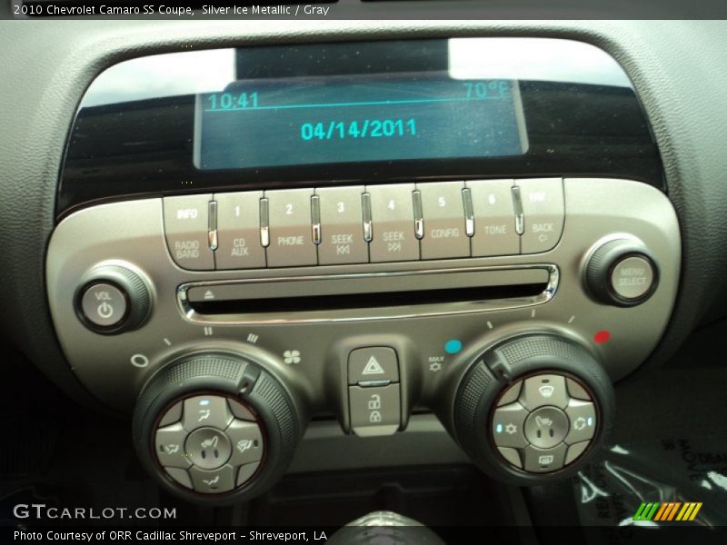 Silver Ice Metallic / Gray 2010 Chevrolet Camaro SS Coupe