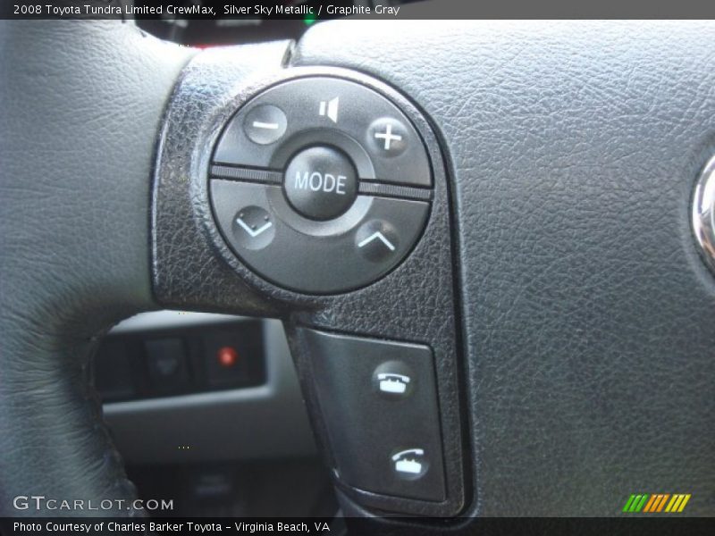 Silver Sky Metallic / Graphite Gray 2008 Toyota Tundra Limited CrewMax