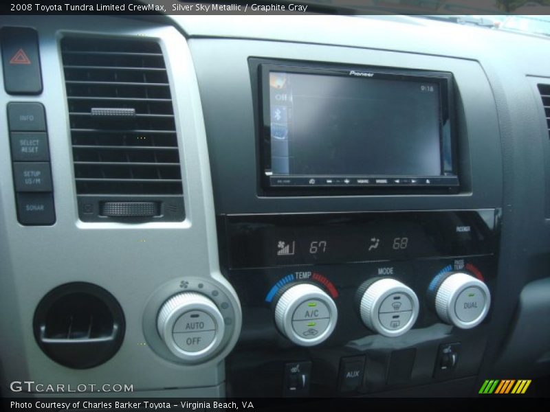 Silver Sky Metallic / Graphite Gray 2008 Toyota Tundra Limited CrewMax