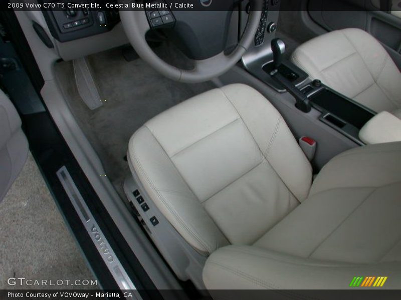 Celestial Blue Metallic / Calcite 2009 Volvo C70 T5 Convertible