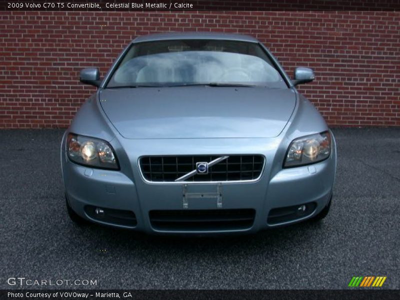 Celestial Blue Metallic / Calcite 2009 Volvo C70 T5 Convertible