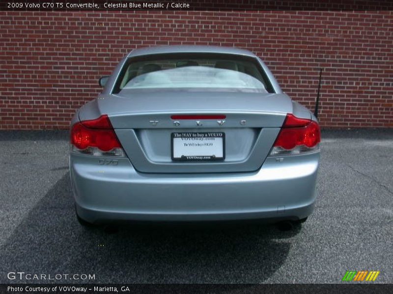 Celestial Blue Metallic / Calcite 2009 Volvo C70 T5 Convertible
