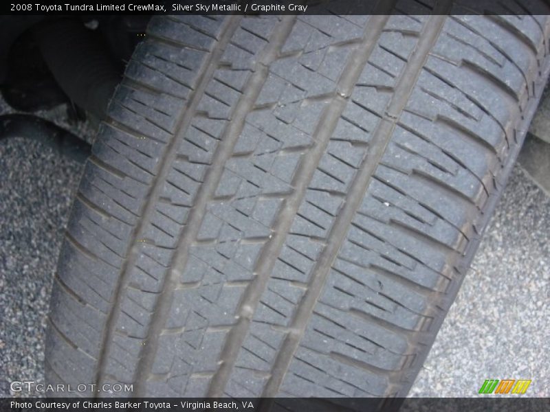 Silver Sky Metallic / Graphite Gray 2008 Toyota Tundra Limited CrewMax