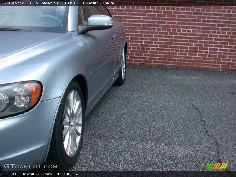 Celestial Blue Metallic / Calcite 2009 Volvo C70 T5 Convertible