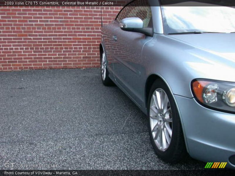 Celestial Blue Metallic / Calcite 2009 Volvo C70 T5 Convertible